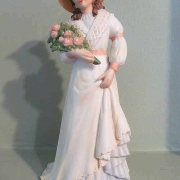 Home Interiors Homco Charlotte Rose Porcelain Lady Figurine #1468 - Picture 16 of 16